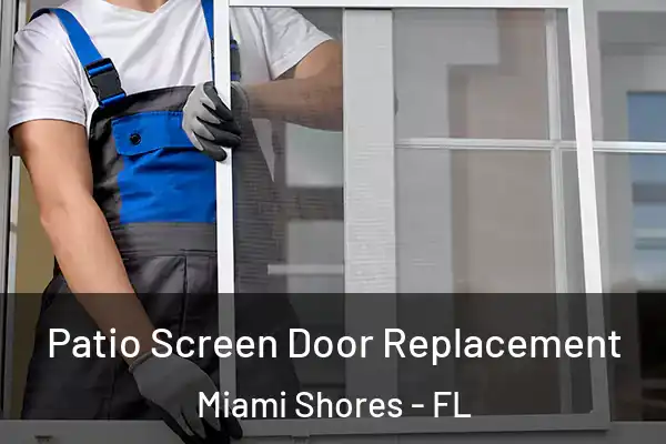 Patio Screen Door Replacement Miami Shores - FL